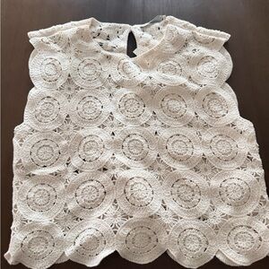 Abercrombie & Fitch crochet Sleeveless Tank